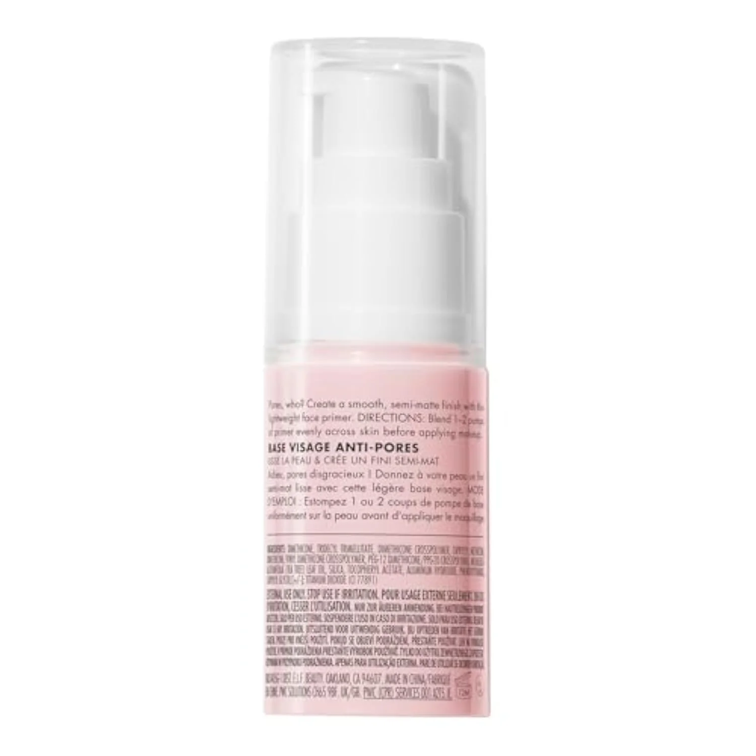 Poreless Face Primer, Skin-Smoothing Matte Makeup Base, Minimizes Pores & Fine Lines, Long-Lasting Foundation Primer with Tea Tree & Vitamins A & E, Vegan & Cruelty-Free
