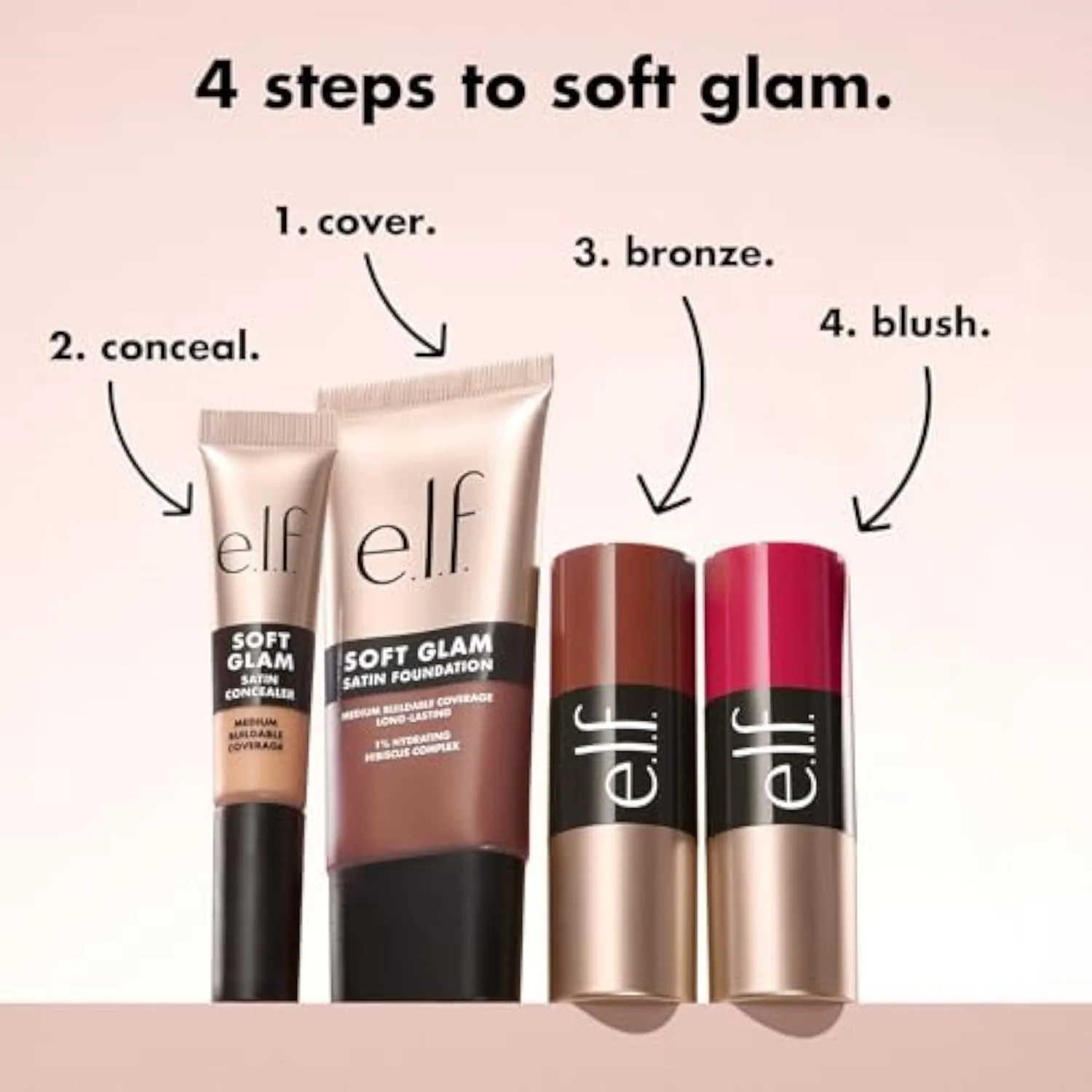 Soft Glam Cream Bronzer Stick, Light-Medium
