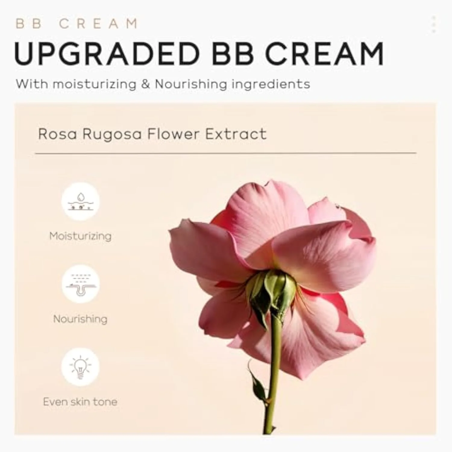 Hydrating BB Cream Tinted Moisturizer, 9Colors Full-Coverage Foundation & Concealer, Brighten Skin Tone & Cover Pores, Oil Control & Cover Flaws,Natural Finish for All S