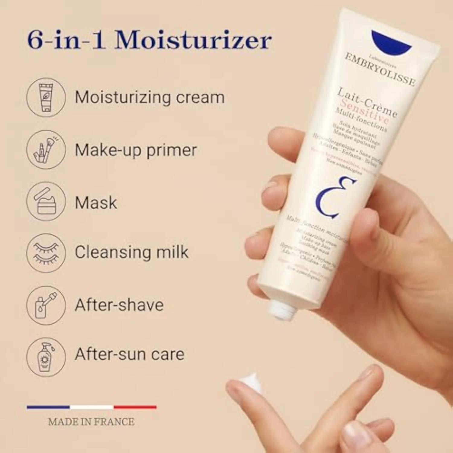 Lait-Crème Concentré Sensitive Face Moisturizer & Makeup Primer
