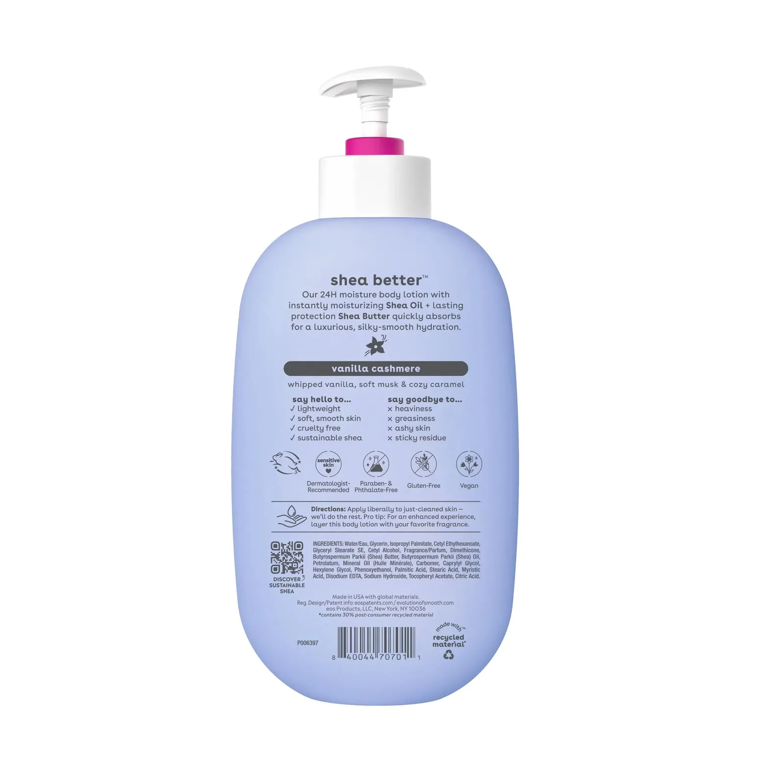 Shea Better Body Lotion Vanilla Cashmere 16 fl oz