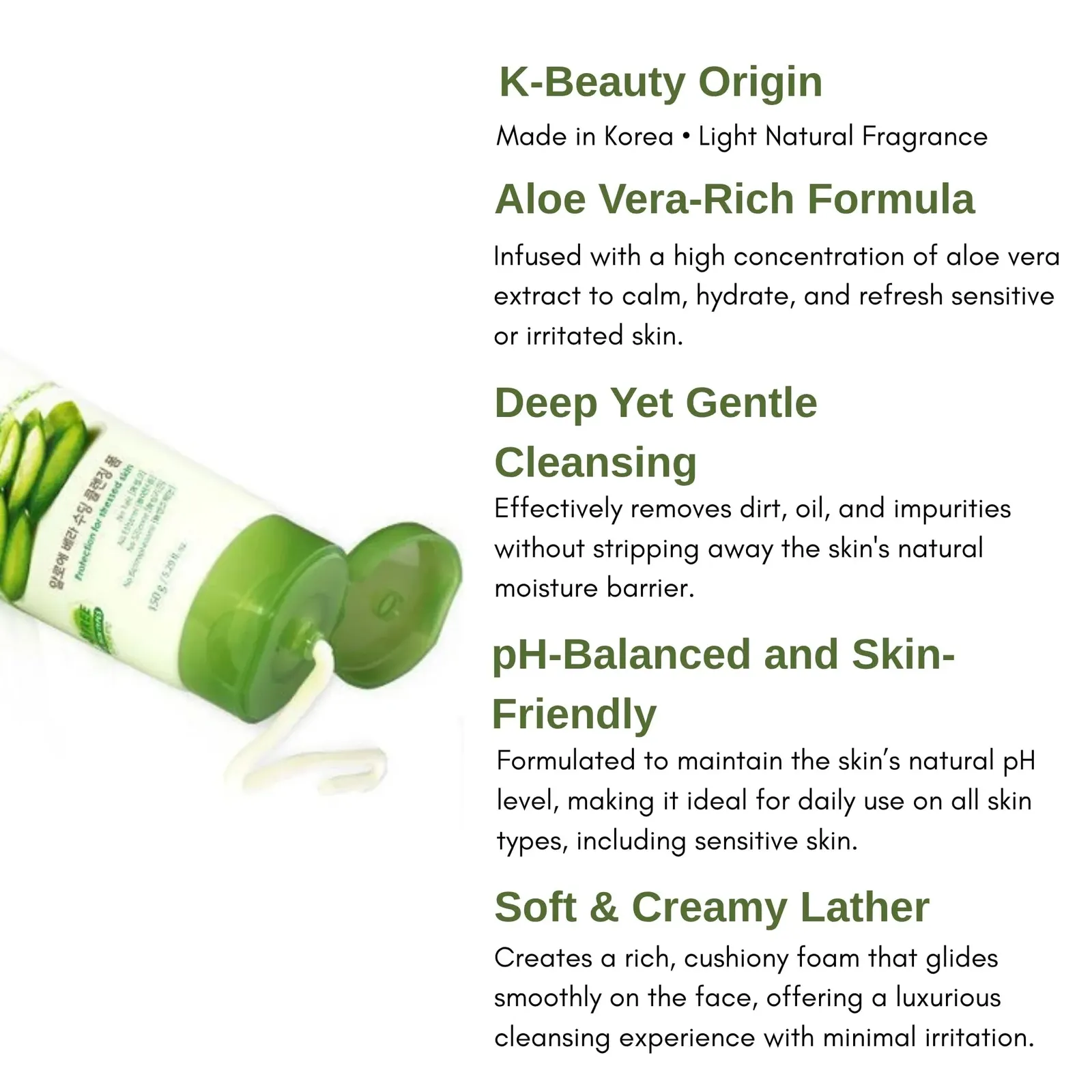 Aloe Vera Soothing Cleansing Foam