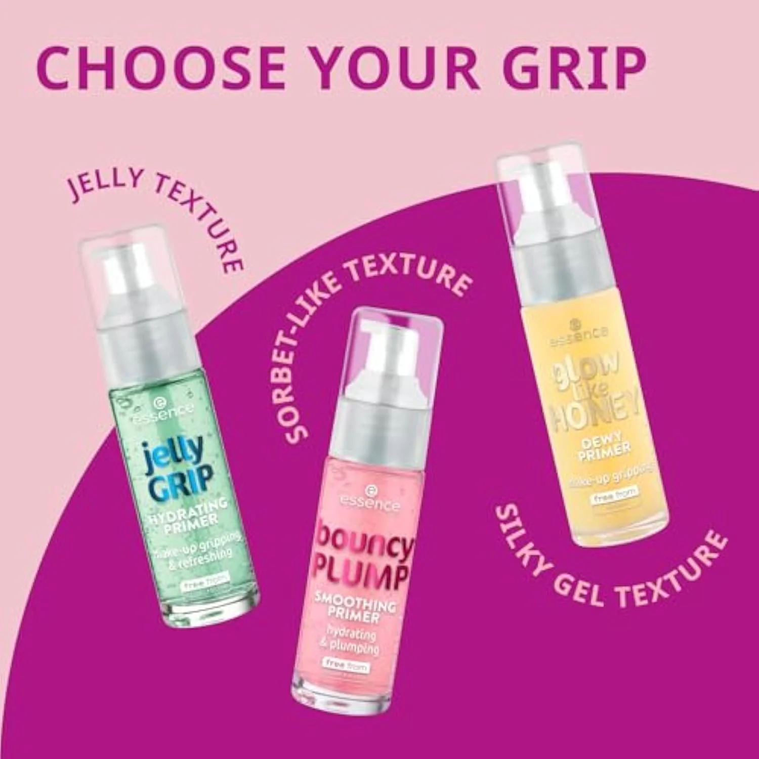 essence Glow Like Honey Dewy Primer, Hydrating & Gripping, Vegan