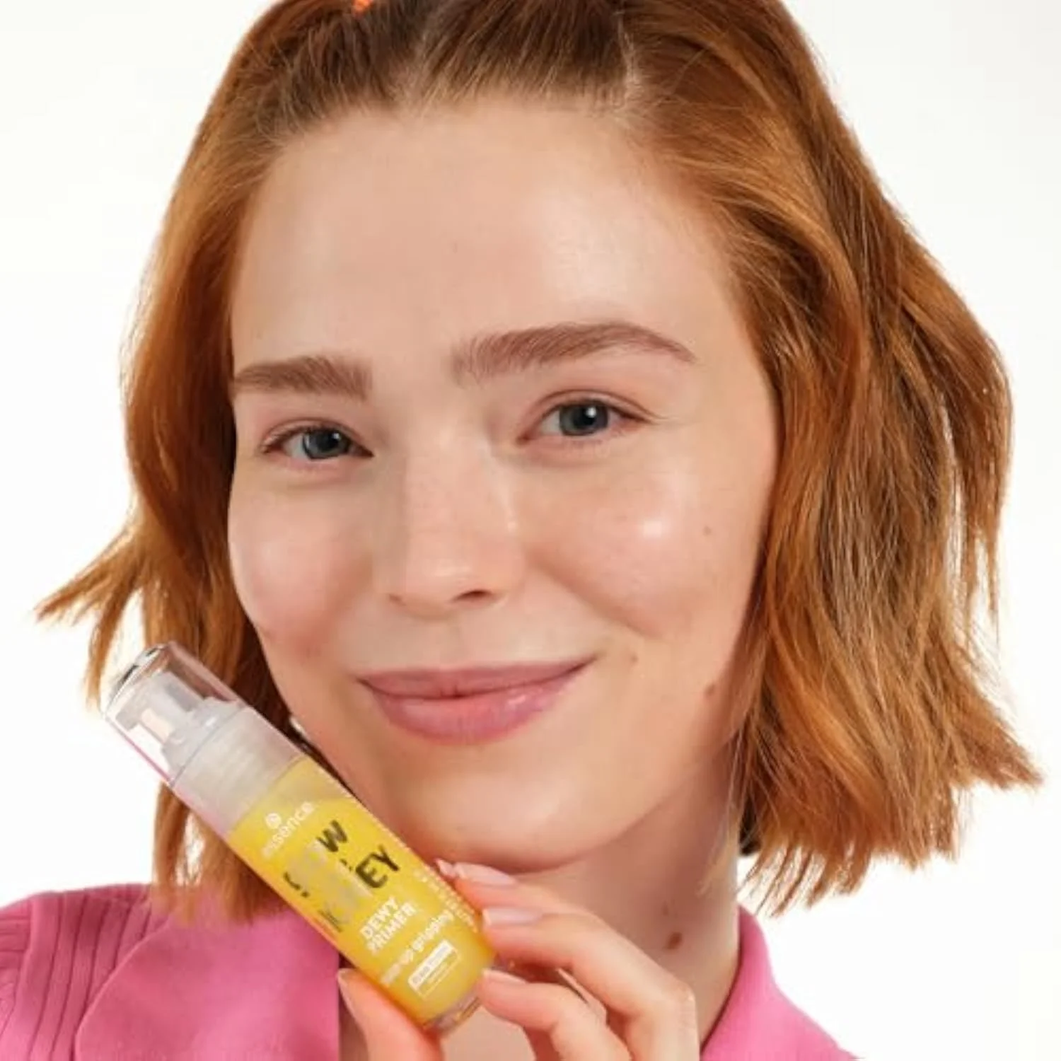 essence Glow Like Honey Dewy Primer, Hydrating & Gripping, Vegan
