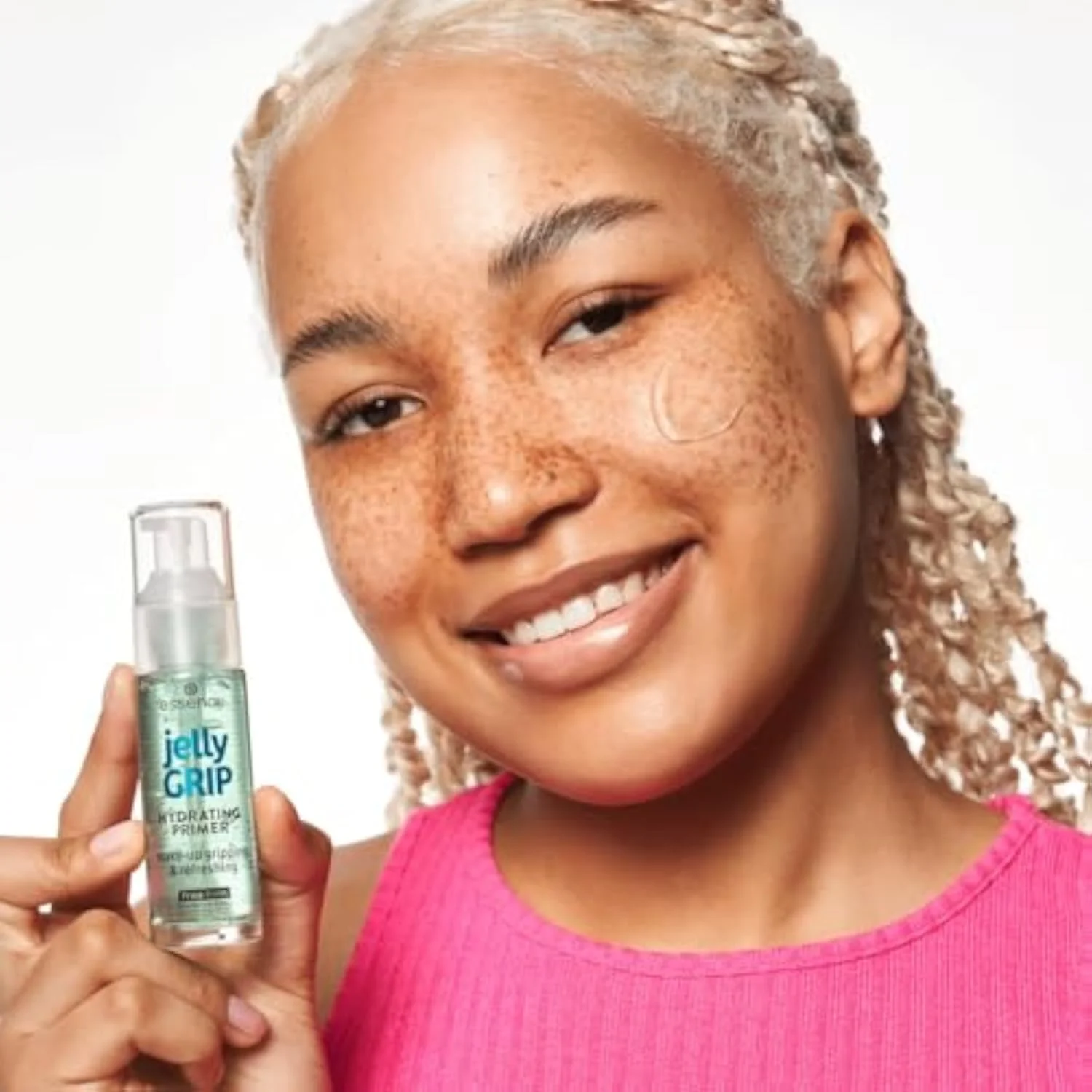 essence Jelly Grip Hydrating Primer, Longlasting Makeup Base, Vegan