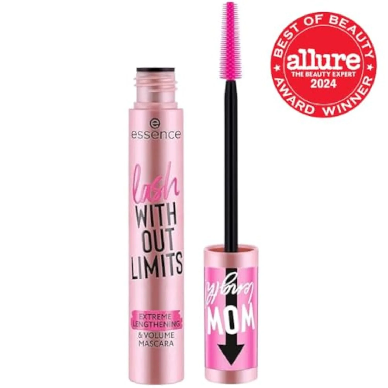 essence Lash Without Limits Extreme Lengthening & Volume Mascara, Black