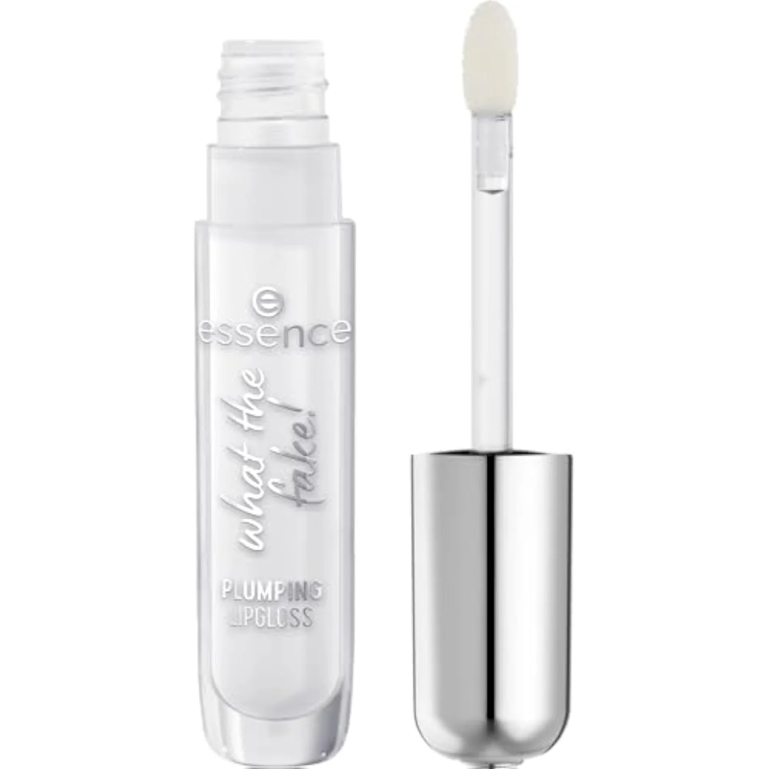 essence What The Fake! Plumping Lip Gloss, Transparent (100 | Sheer Genius)