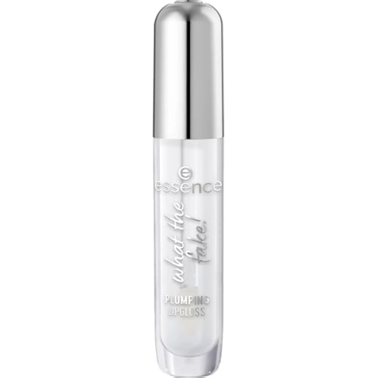 essence What The Fake! Plumping Lip Gloss, Transparent (100 | Sheer Genius)
