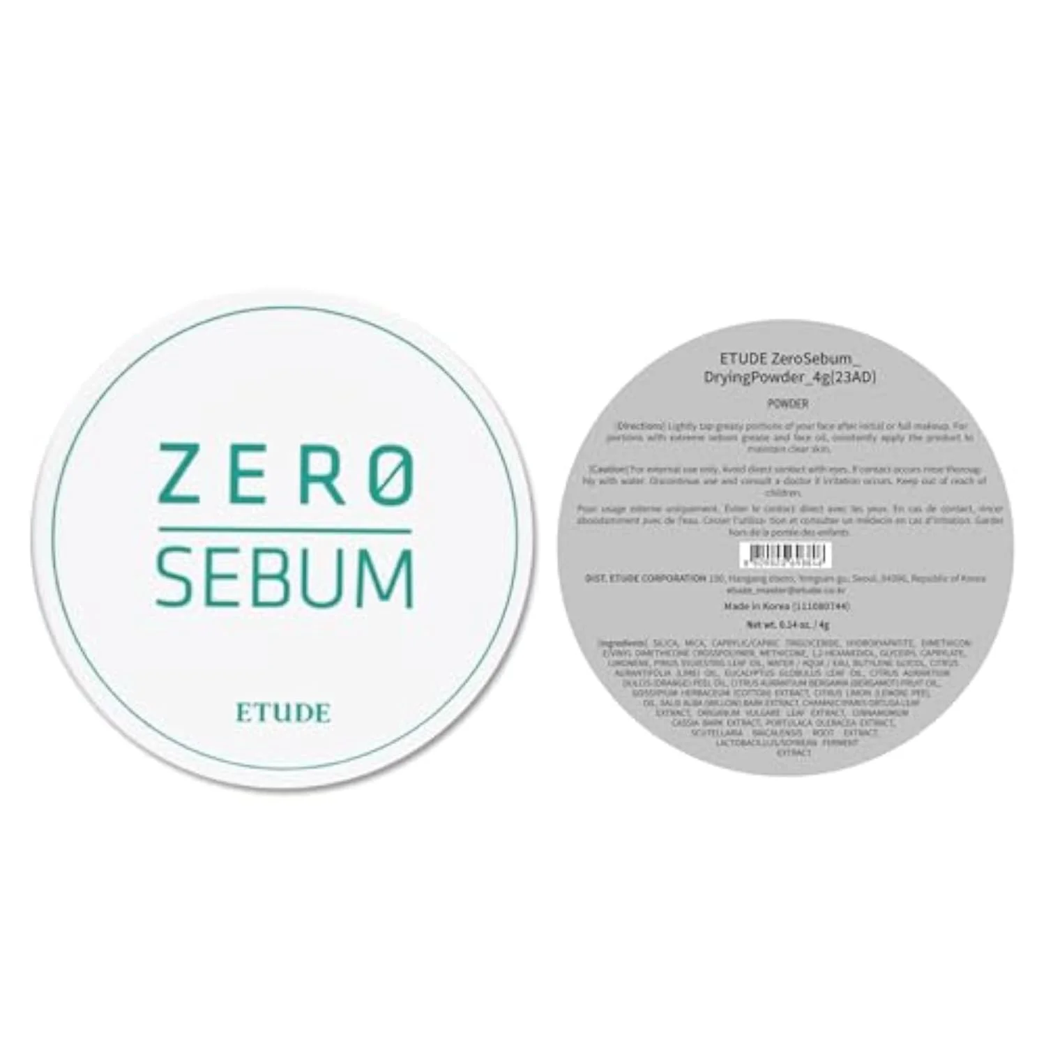 Zero Sebum Loose Setting Powder for Oily Skin, Soft Matte, 0.14 oz