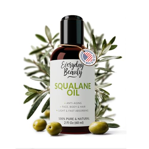 Squalane Oil 100% Pure Plant Derived 2 Fl Oz