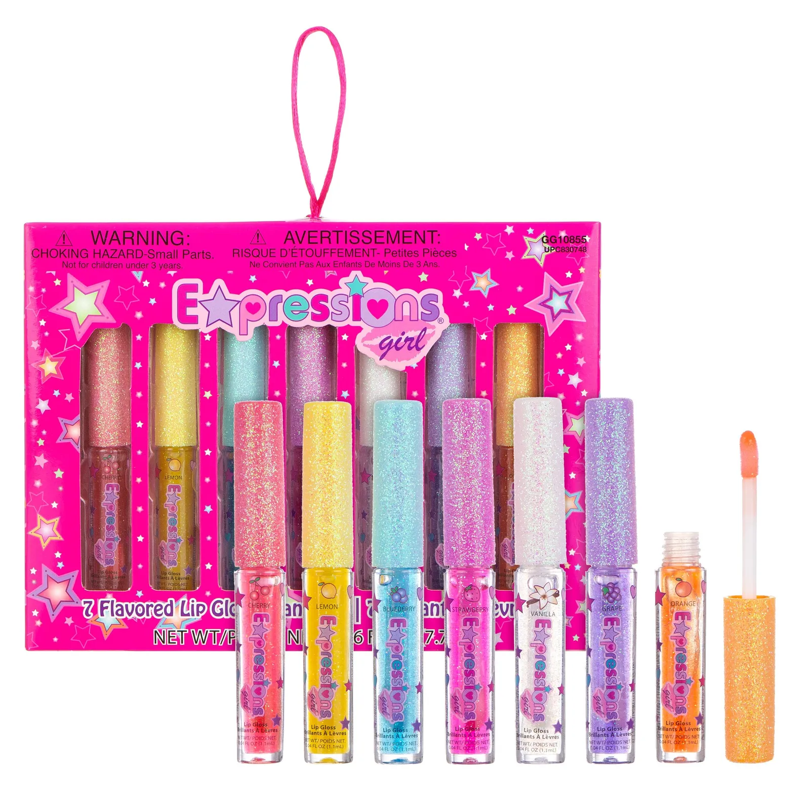 Expressions Girl Fruity Flavored Lip Gloss Set