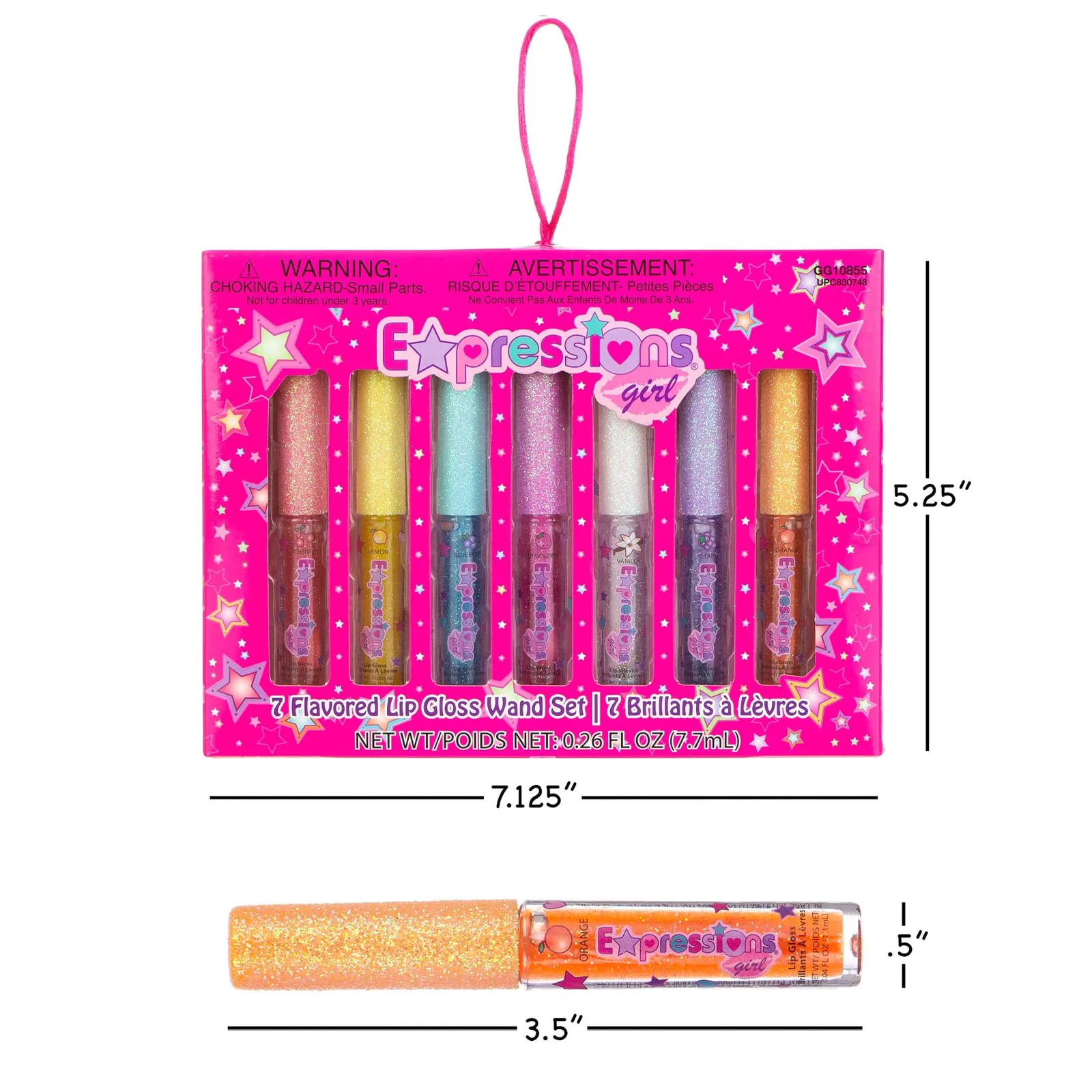 Expressions Girl Fruity Flavored Lip Gloss Set