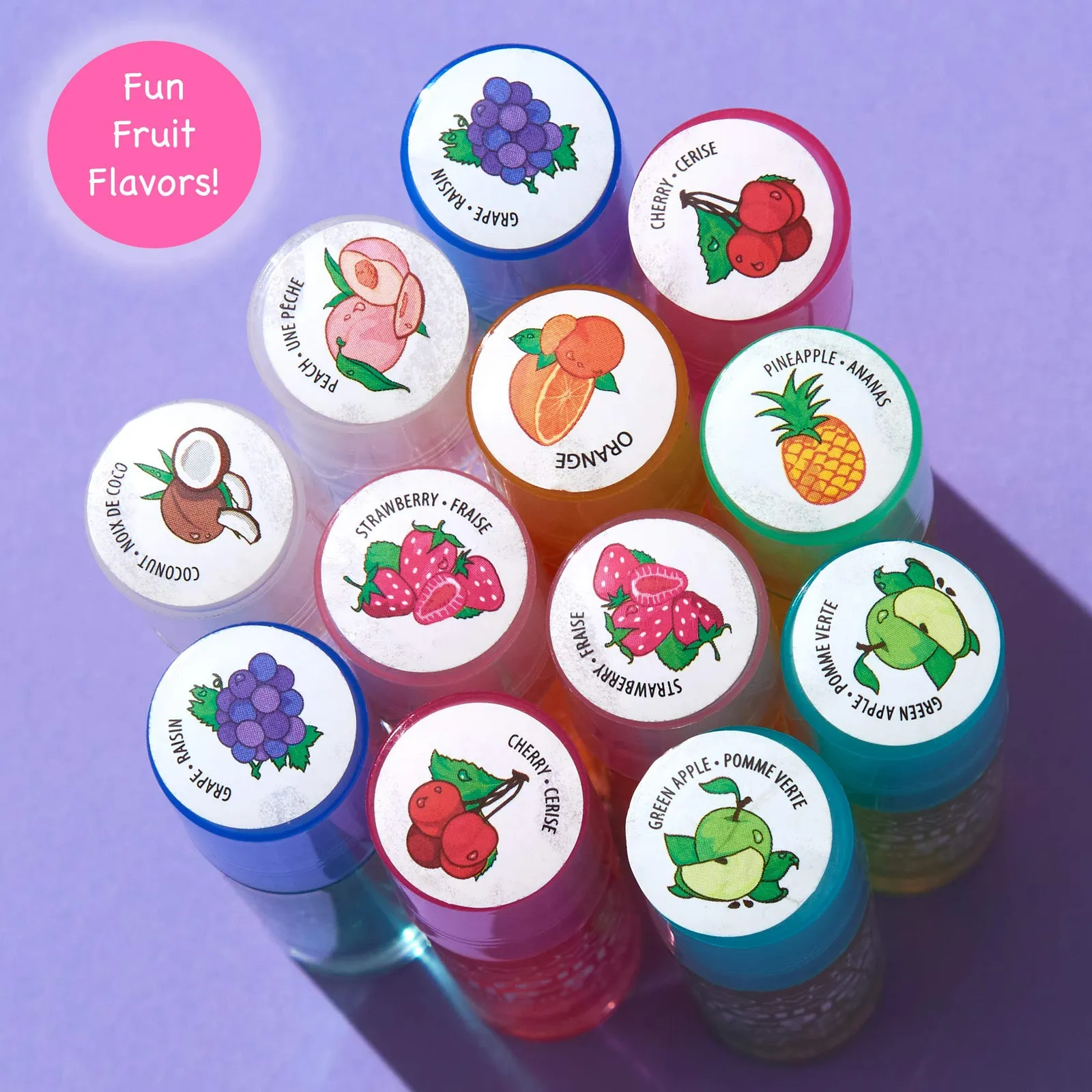 Expressions Girl Fruity Roll On Lip Gloss Set