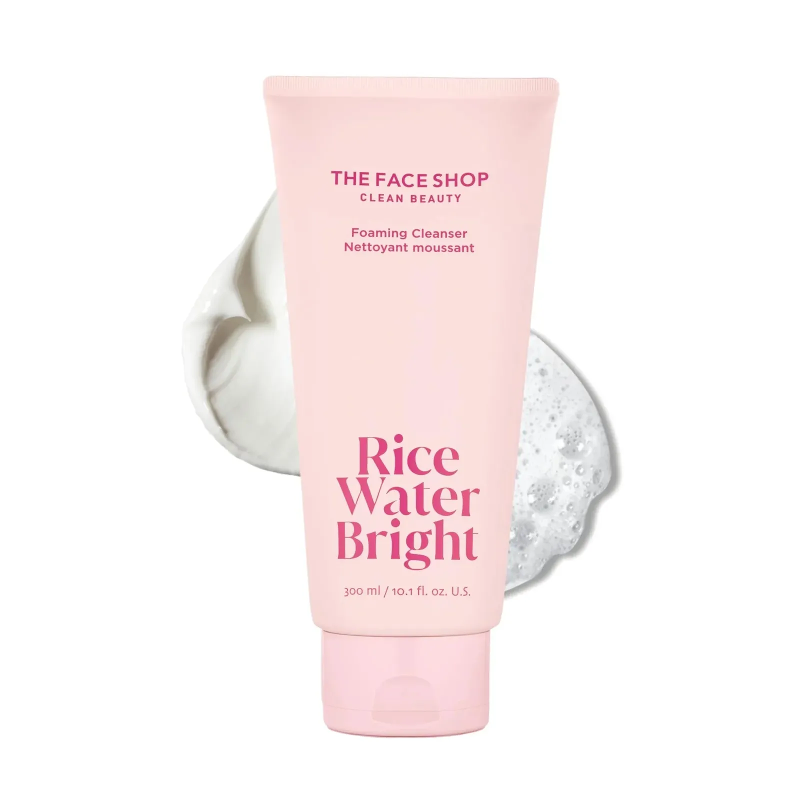 Rice Water Bright Foaming Facial Cleanser with Ceramide