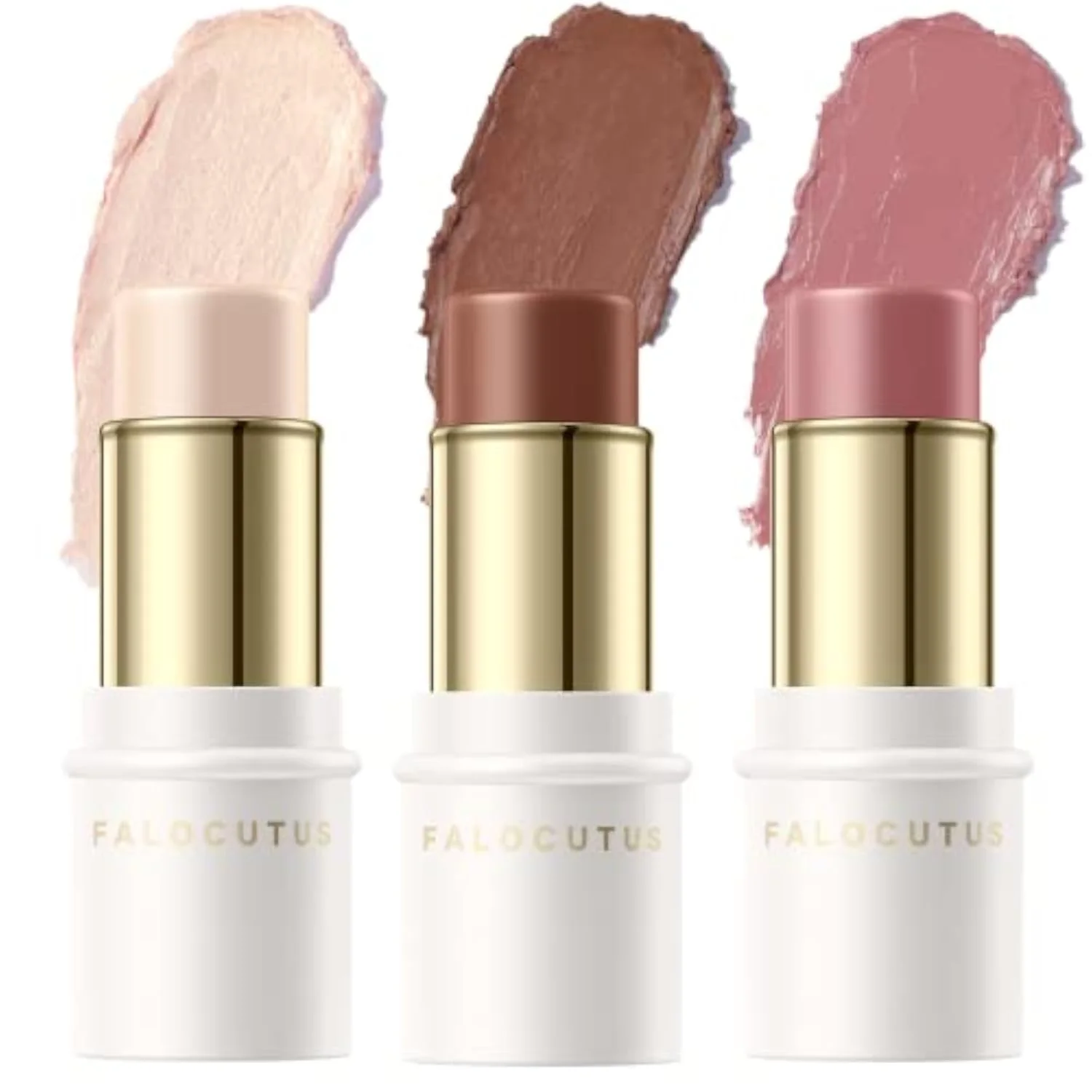 3 Pcs NEUTRAL Contour Stick Set,Professional Makeup Kit for All Skin