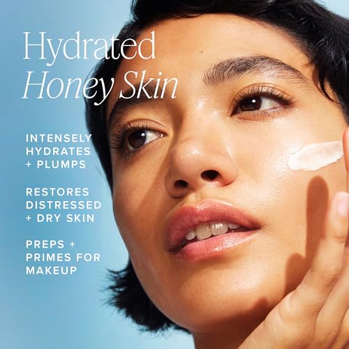 Ceramide Face Moisturizer - Honey Halo Ultra Hydrating Facial Moisturizer with Buckwheat H