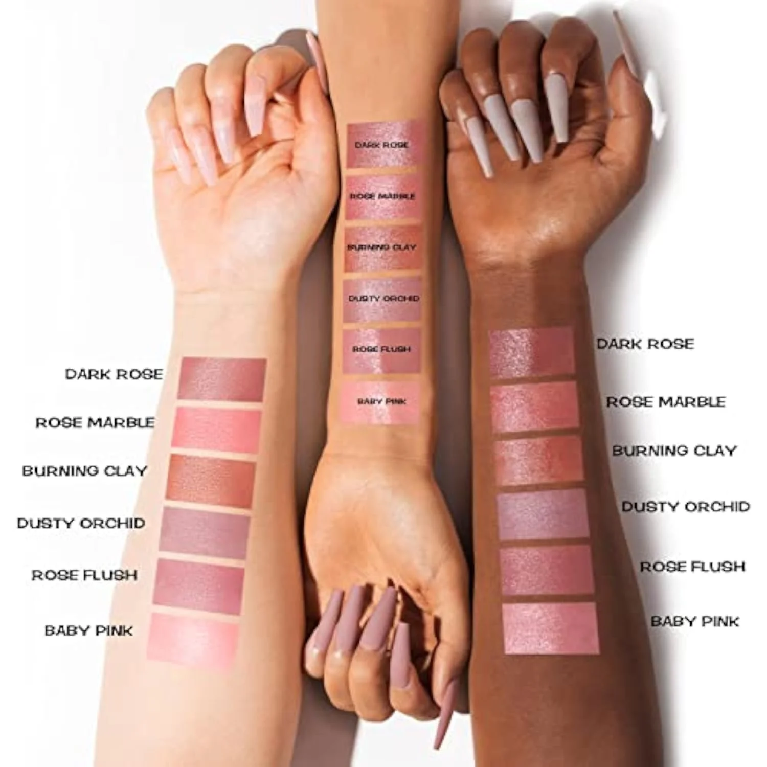 Cream Blush Makeup,Buildable Blush Stick for Cheeks,Matte and Dewy Finish,Long Wearing,Easy Application,Lightweight Multi Stick,ROSE FLUSH
