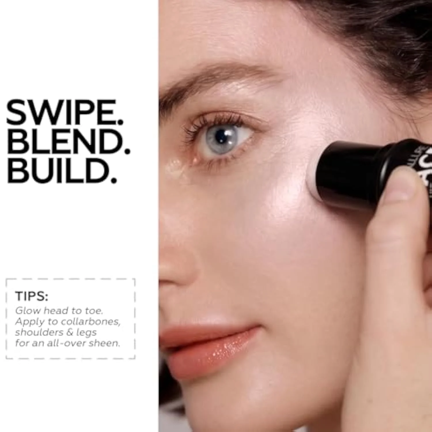 Cream Highlighter Stick – Shimmer Illuminator Pen, Non-greasy Long-lasting Glow Stick, Lightweight Buildable Makeup for Face & Body, Easy Blending Strobing Cosmetic,LACE