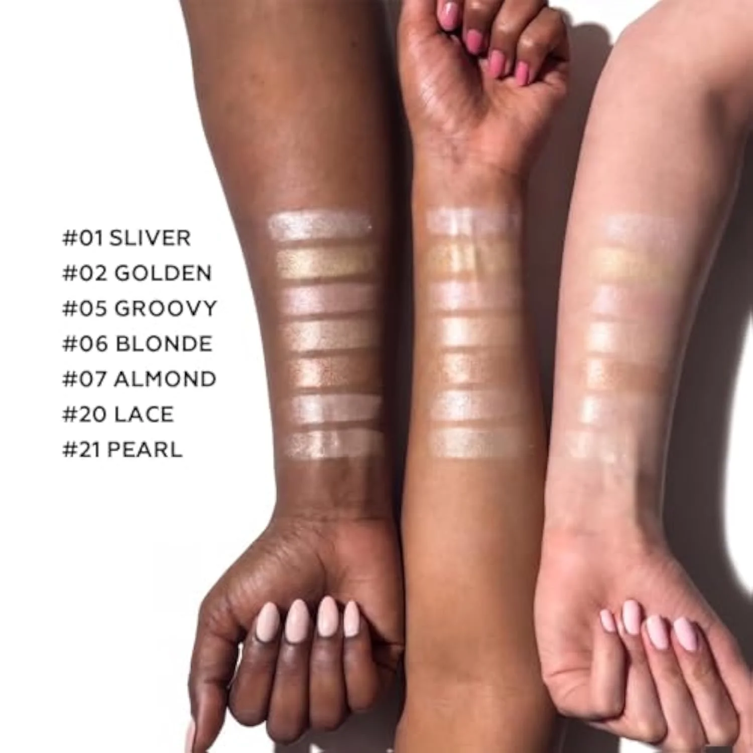 Cream Highlighter Stick – Shimmer Illuminator Pen, Non-greasy Long-lasting Glow Stick, Lightweight Buildable Makeup for Face & Body, Easy Blending Strobing Cosmetic,LACE