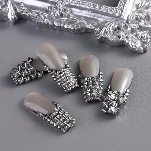 3D Cone Spike Nail Charms