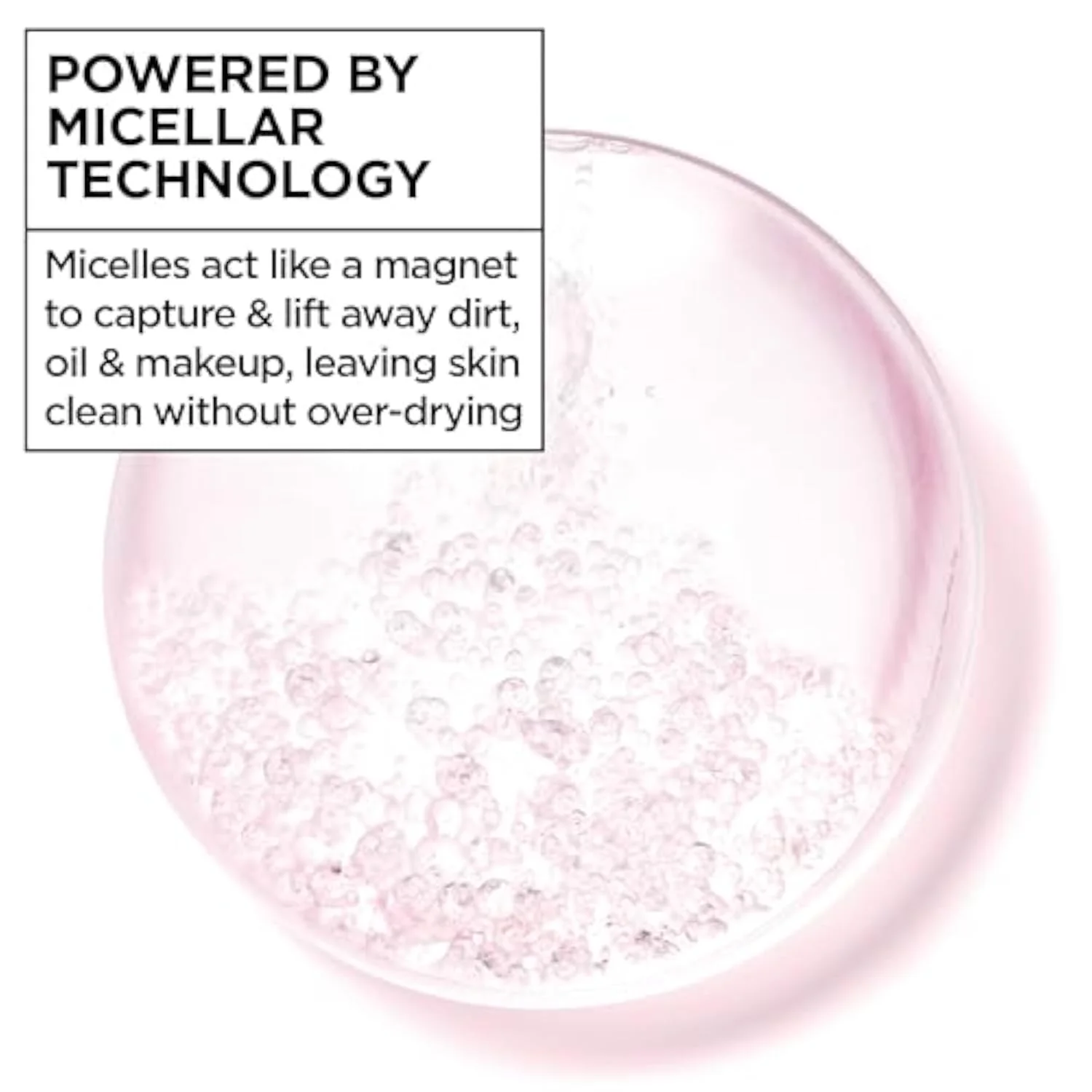 Micellar Water, Hydrating Facial Cleanser & Makeup Remover, Suitable for Sensitive Skin, Vegan, Cruelty Free, 13.5 Fl Oz (400mL), 1 Count