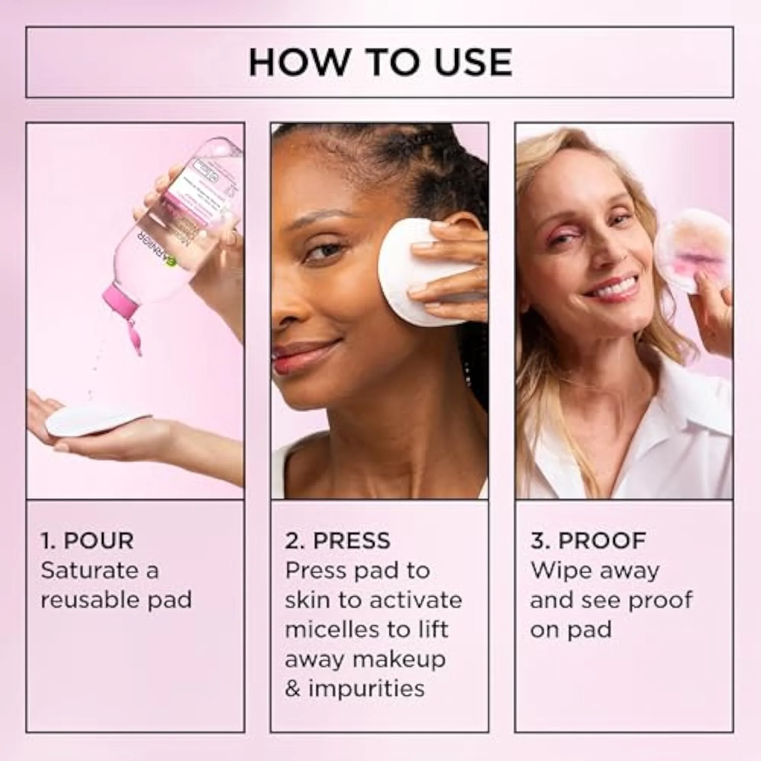 Micellar Water, Hydrating Facial Cleanser & Makeup Remover, Suitable for Sensitive Skin, Vegan, Cruelty Free, 13.5 Fl Oz (400mL), 1 Count
