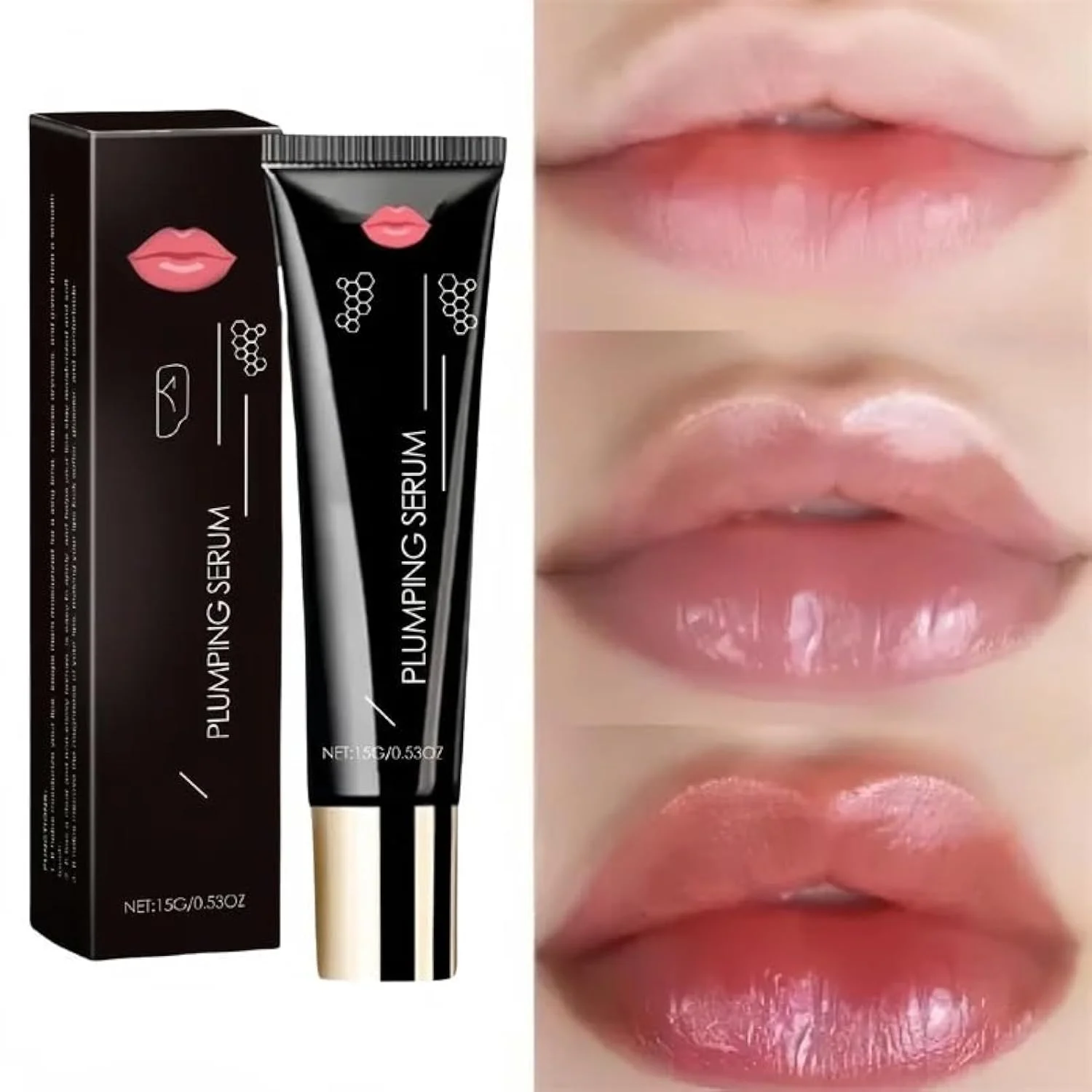 Lip oil, increases lip volume, enhances lip elasticity, provides long-lasting moisturization, radiance and sexy makeup, Help Fade Dark Lip Instantly Lips Elasticity Plumpin