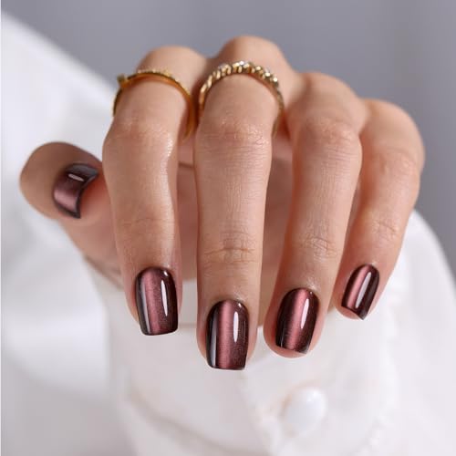 32Pcs Soft Gel Press on Nails with Glue