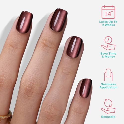32Pcs Soft Gel Press on Nails with Glue