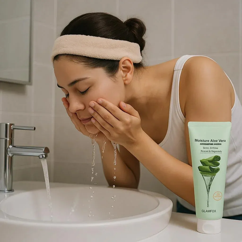 Aloe Vera Cleansing Foam with Vitamin C, 5.29 Fl Oz