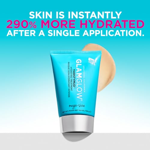 THIRSTYMUD Hydrating Treatment Face Mask | 24-Hour Moisturizing Facial Mask for Dry Skin a
