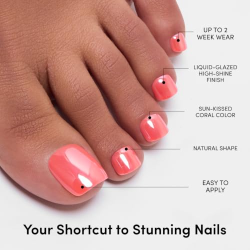 Glamnetic Press On Toenails - Natural