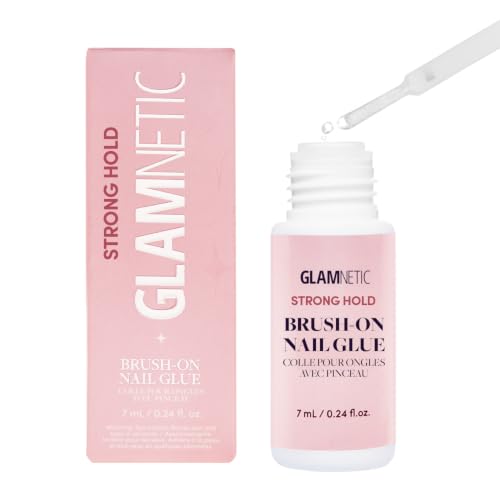 Super Strong Brush On Nail Glue | Brush Tip Applicator