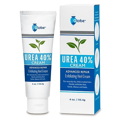 Globe Urea Cream 40% - Hydration for Dry & Cracked Heels (4 oz)