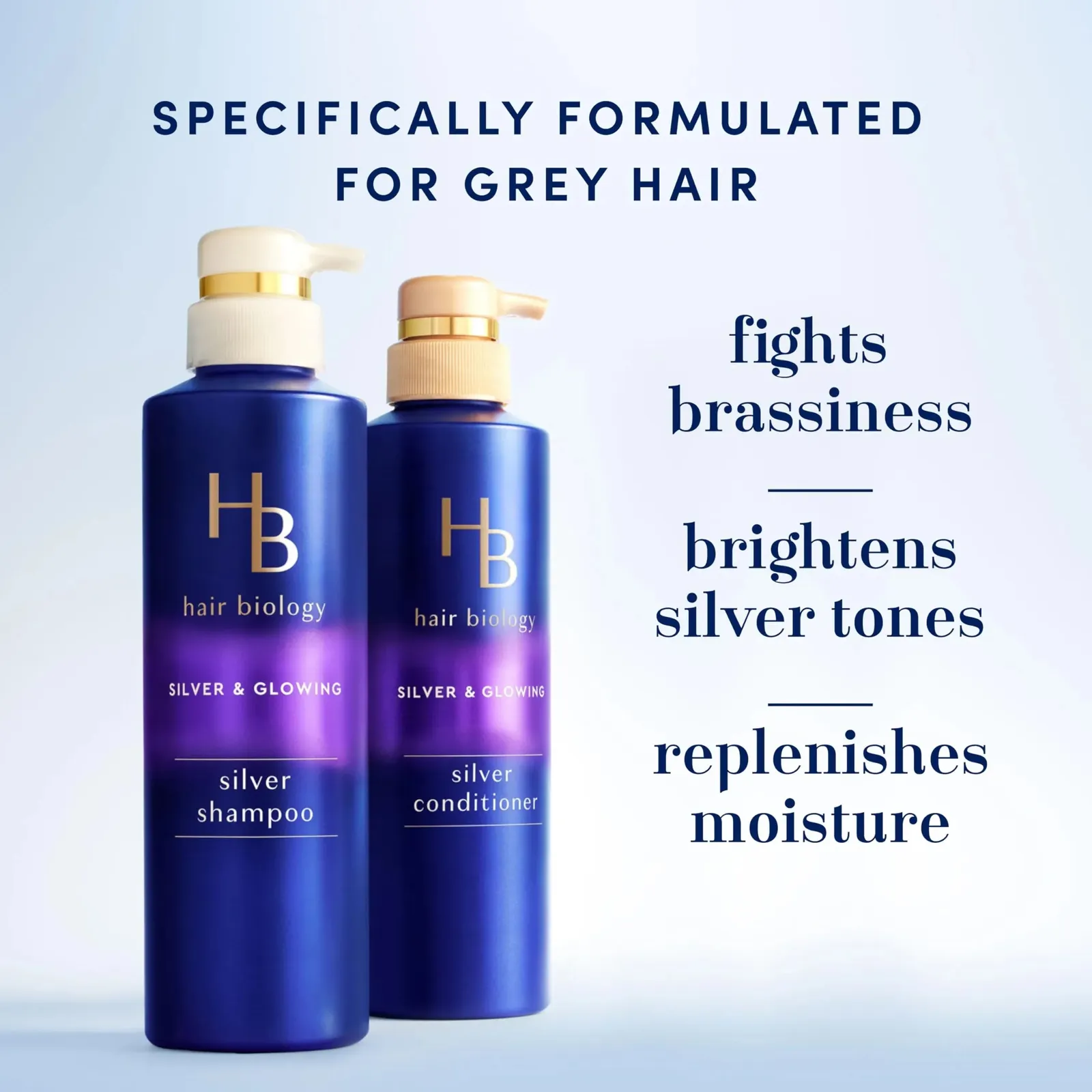 Purple Shampoo and Conditioner Set