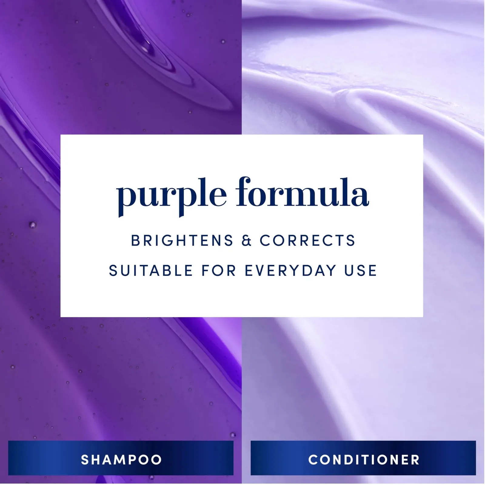 Purple Shampoo and Conditioner Set