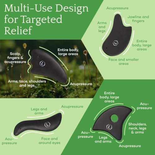 Bian Stone Guasha Tool for Face and Body