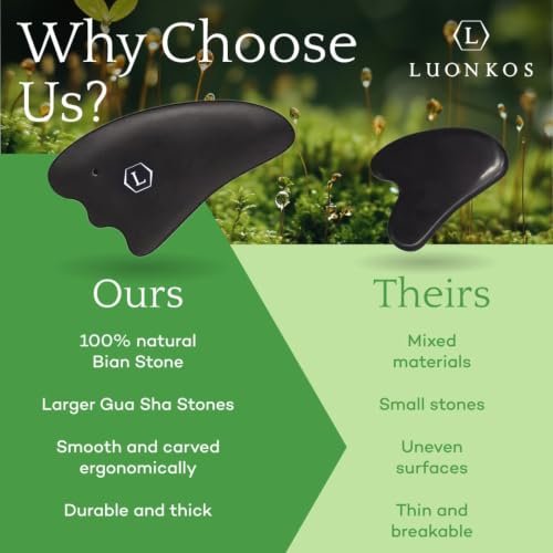 Bian Stone Guasha Tool for Face and Body