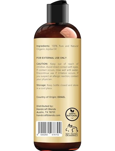 USDA Organic Jojoba Oil (8 oz)