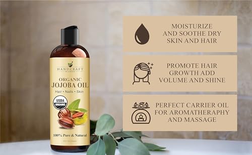 USDA Organic Jojoba Oil (8 oz)