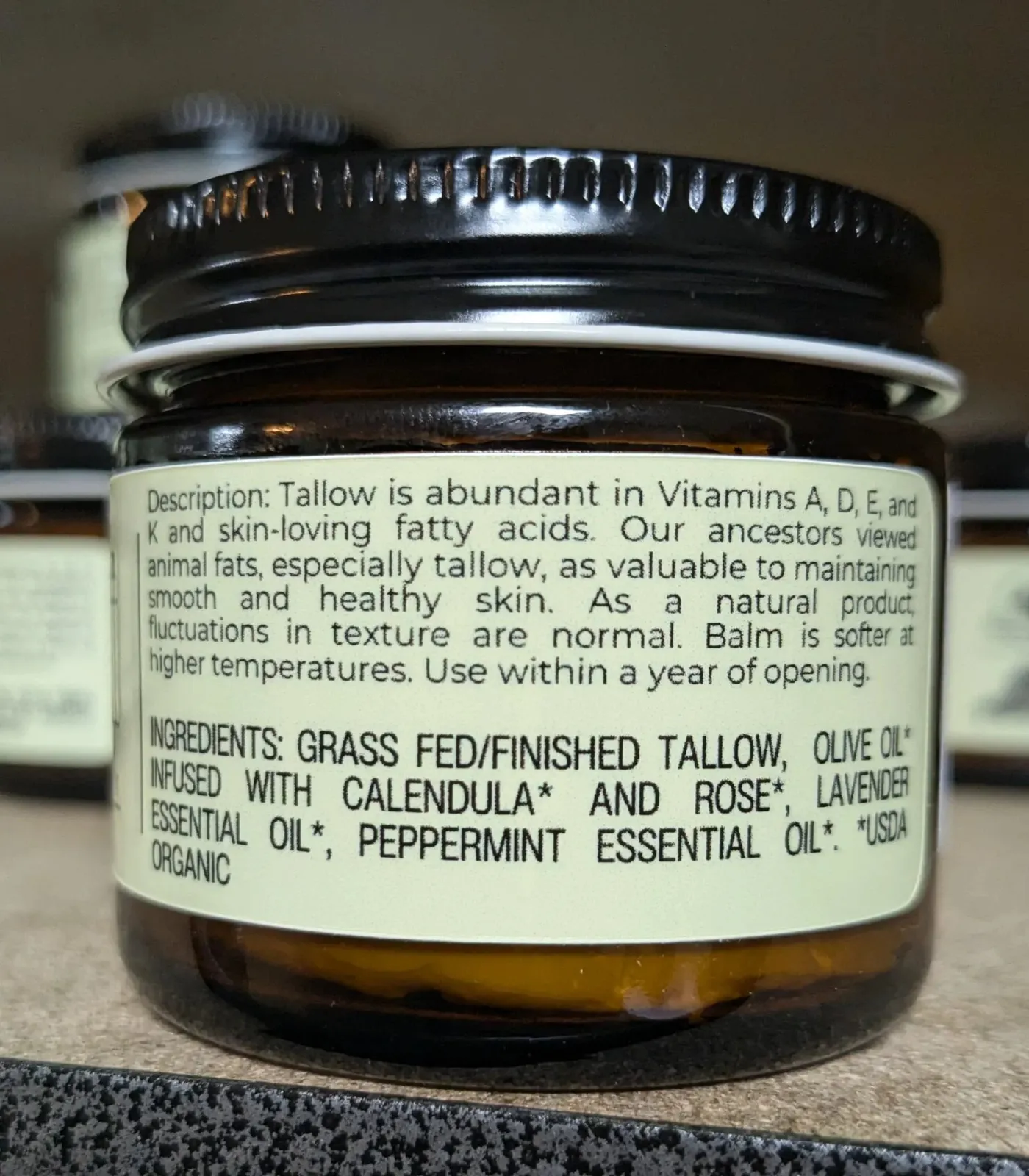 Handmade Whipped Tallow Balm (Lavender Peppermint)