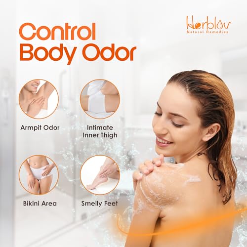 Persimmon Body Wash for Body Odor Control – Purifying Deodorizing Soap for Eliminating Odo