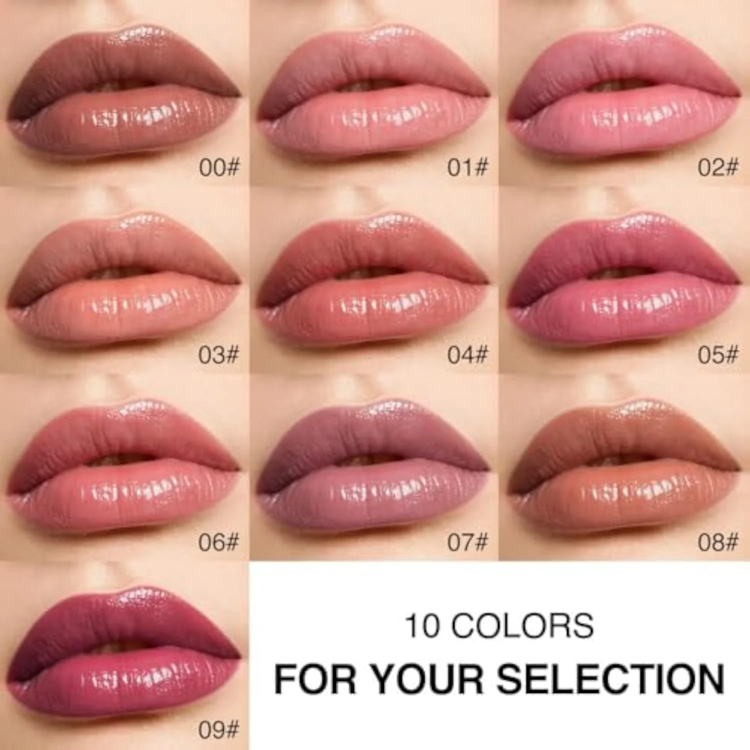 Rose Pink & Girly Pink Honey Tinted Lip Balm for Women, Hydrating Lip Oil Stick Lip Gloss Lipstick for Mature Skin, Sheer Moisturizing Lip Tint Balm with Natural Shine, Vega