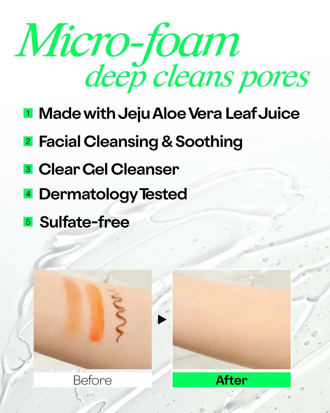 Aloe Facial Cleansing Foam, 5.07 fl.oz.