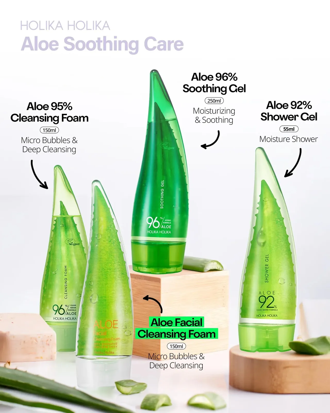 Aloe Facial Cleansing Foam, 5.07 fl.oz.