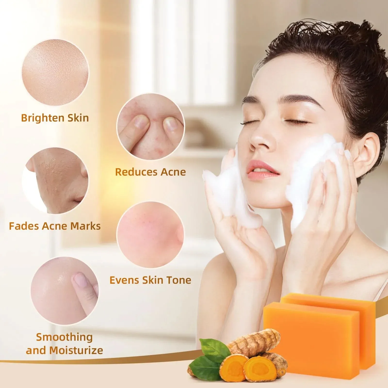 Kojic Acid Turmeric Soap Bar