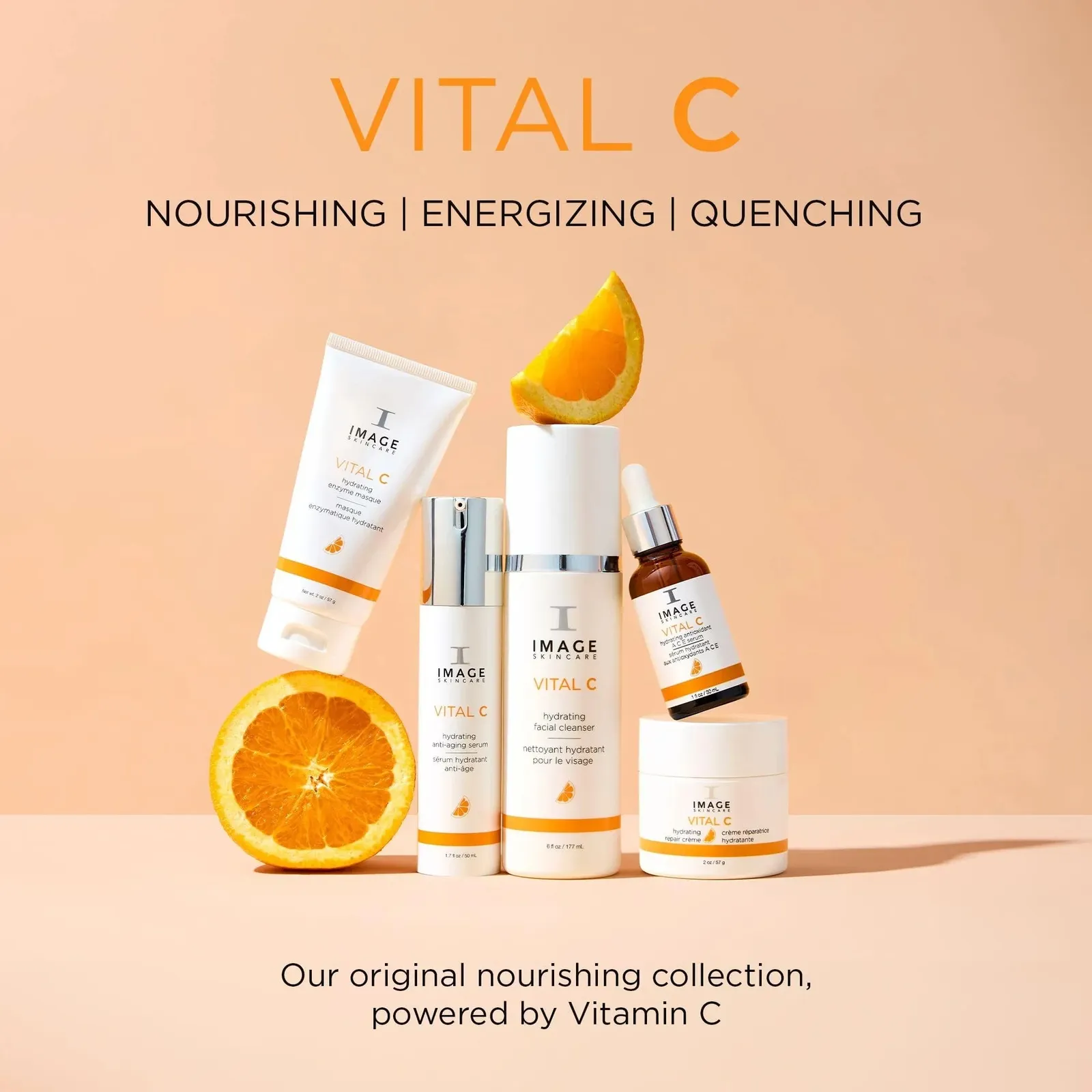 VITAL C Hydrating Facial Cleanser with Vitamin C, E and A, 6 fl oz