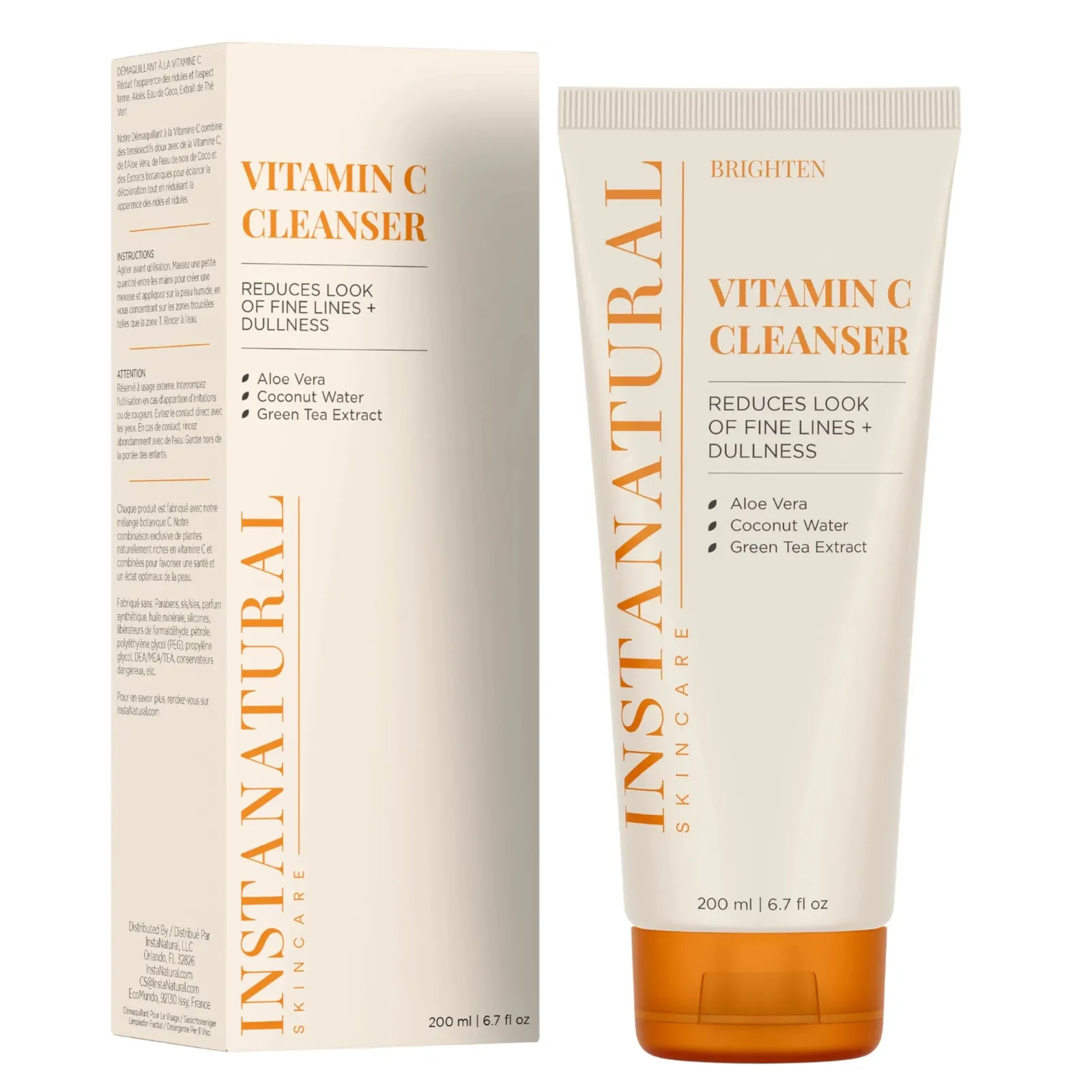 Vitamin C Cleanser with Coconut Water and Aloe Vera, 6.7 FL Oz