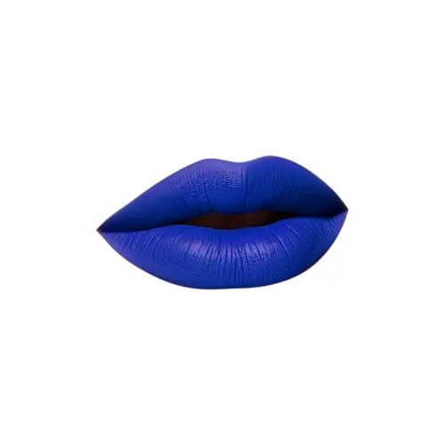 Blue Matte Liquid Lipstick, #30, 7ml/0.24 fl oz