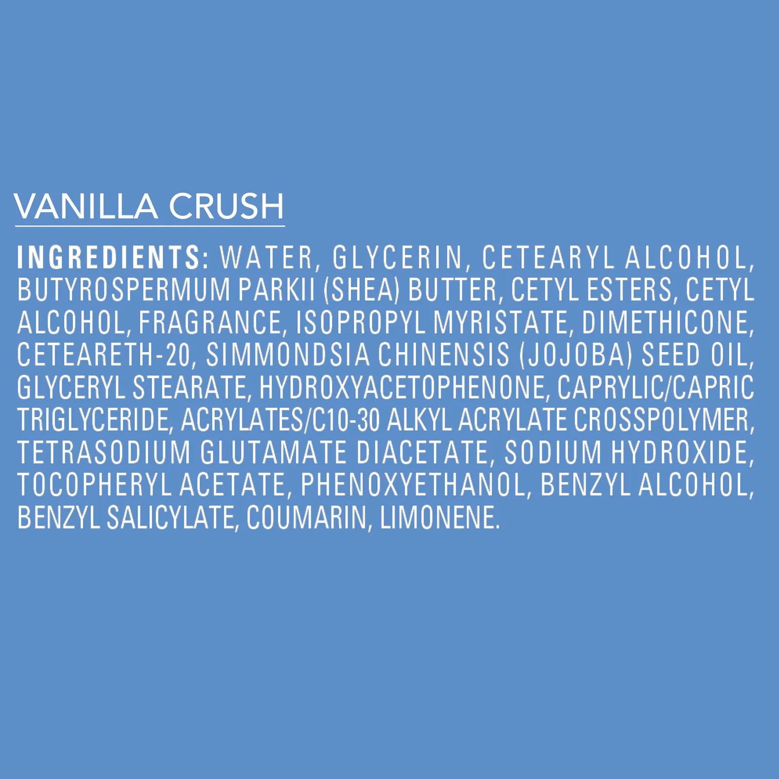 Shea Fusion Vanilla Crush Body Lotion